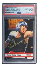 Oscar De La Hoya Autografato 1993 Fax Pax #29 Rookie Card PSA/DNA - £310.14 GBP