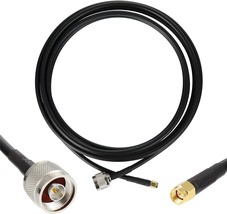 10ft SMA Male to N Male Pure Copper Cable Low Loss Coaxial for 3G 4G 5G ... - £32.06 GBP