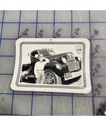 Vintage Photograph Woman Posing With Large Truck 1950s Texas - $8.81 CAD