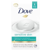 Dove Beauty Bar More Moisturizing Than Bar Soap for Softer 6 - £18.16 GBP