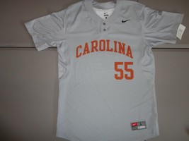 Nwt #55 Gray North Carolina Tar Heels Nike Ncaa Baseballl Jersey Mens L Excel - £33.34 GBP