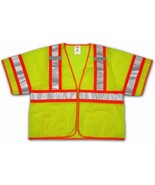 Tingley Rubber V70332 Class 3 Mesh Safety Vest, Small/Medium, Lime Green - $46.83 CAD