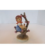 Goebel Hummel Figurine #141 3/0 Apple Tree Girl 1970&#39;s TMK-5  4&quot;   L1 - $14.80