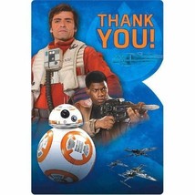 Star Wars &quot;The Force Awakens&quot; VII 8 Ct Thank You Postcards Party - £3.54 GBP
