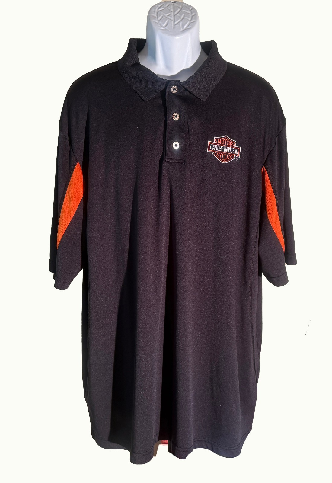 HARLEY-DAVIDSON Men&#39;s Short Sleeve Button Down. SCOTTSDALE AZ Polo Shirt... - $19.79
