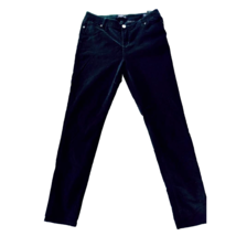 Buffalo David Bitton Womens Marvel Skinny Jeans Black Stretch Y2K Velvet Size 10 - £9.28 GBP