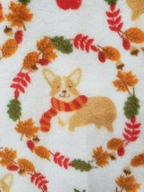 Fall Thanksgiving Corgi Plush Soft Dog Throw Blanket Home Decor  - £23.62 GBP