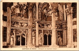 Italy Certosa Di Pavia Affreschi di Daniele.. WB UNP 1915-1930 Antique Postcard - £5.87 GBP