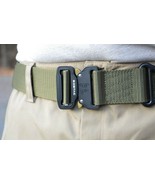 Heavy Duty Tactical military buckle gun web belt law enforcement OD GREE... - $15.99