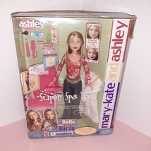 Mary Kate and Ashley Super Spa Day Doll NEW Ashley 2003 w/Poster+Instructions - £43.79 GBP