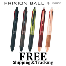 Pilot FriXion Ball 4 Wood 0.5mm Multi-Color Erasable Ballpoint Gel pen NEW - £28.97 GBP+