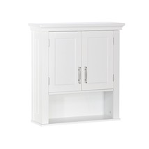 Somerset Two-Door Bathroom Storage, White Wall Cabinet, Color - £93.58 GBP