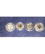 4)2015 AUSTRALIAN 1OZ WILDLIFE ROUNDS/PERTH MINT/  fr S&amp;H  - $1,332.57 MXN