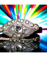 Gorgeous silver and rhinestone vintage 1950s  brooch - €23,78 EUR
