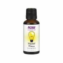 NOW Essential Oils, Mental Focus Oil Blend, Centering Aromatherapy Scent, Ble... - £12.44 GBP