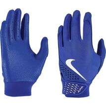 Nike Alpha Batting Gloves Youth Medium Blue Unisex Baseball Softball - $21.99