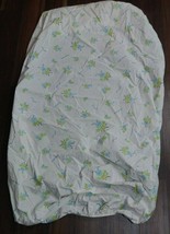 Carters Crib Sheet Yellow Blue Green Tiny Little Bee Fly Away with Me way up... - $29.69