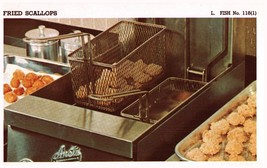 Vintage 1950 Fried Shrimp Print Cover 5x8 Crafts Food Decor - $19.99