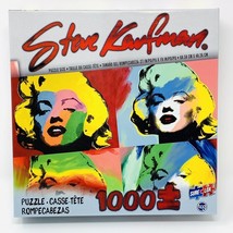 Marilyn Monroe Jigsaw Puzzle 1000 Pc by Steve Kaufman Pop Art Movie Star - $14.22