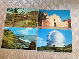 Vintage CALIFORNIA Postcards Knott&#39;s Berry Farm Palomar Mission Alcala Unposted - £3.13 GBP