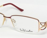 La Venta 81306-3 BURGUNDY GOLD BLUSH GAFAS ÚNICAS CON ARMAZÓN 54-16-130mm - $1,201.98 MXN