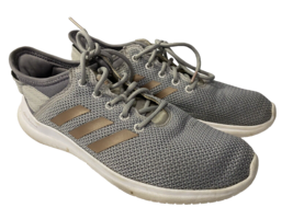 Adidas Gray Knit Cloudfoam Athletic Shoes, Women&#39;s Size 8.5M - $14.24