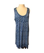Mod-O-Doc Dress Women&#39;s Keyhole Back Jersey Pullover Dress Blue Size XL - €17,24 EUR