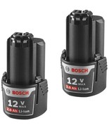 Bosch Bat414-2Pk 12V Max Lithium-Ion 2.0 Ah Battery 2-Pack. - $141.24 CAD