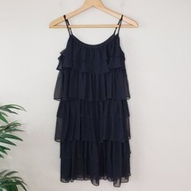 The Limited | Tiered Ruffle Black Cami Dress Womens SIze XS - £15.16 GBP