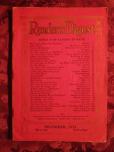 Readers Digest December 1933 Zane Grey Yes Virginia Andre Maurois Ring W Lardner - £14.44 GBP