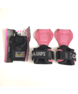 Cobra Grips Fit Weight Lifting Gloves Heavy Duty Snake Print Pink Leather - $34.87