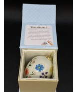 World Market Li Bien Glass Ornament Butterfly &amp; Flowers - €15,47 EUR