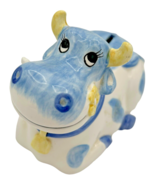 Fitz &amp; Floyd Moola Bank Handpainted Japan - Blue/White Blue - $30.40