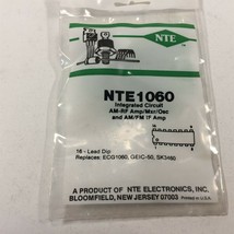 (2) NTE NTE1060 Integrated Circuit AM–RF Amp, Mix/OSC, FM–AM IF Amp - Lo... - £11.78 GBP