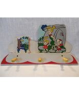 Flintstones 1964 Arti-Baby Dutch Painted Wooden Coat Hanger from Holland #1 - $494.37 MXN