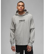 Nike Jordan Dri-Fit Sport Graphic Hoodie Gray Black FB7570 Large - £45.52 GBP