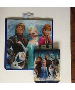 New Disney Frozen 13&#39;&#39; x 12&#39;&#39; x 6&#39;&#39; Reusable Tote Bag &amp; 2 Small 9&#39;&#39; x 7&#39;... - $15.93 CAD