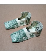 BABY SHOES Money Origami Dollar Bill Cash Sculptor Bank Note Currency Sh... - $183.18 MXN