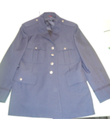 1984 USAF U.S. AIR FORCE 4 BUTTON DRESS BLUE JACKET OFFICER MENS 43R - $1,392.15 MXN