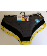 Three Looney Tunes Hipsters Size Large Multi color 95% Cotton - $326.90 MXN