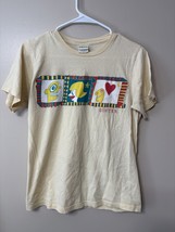 Unisex Small Vintage Guster Band Tee Organic Cotton Heart Abstract Art - $470.59 MXN