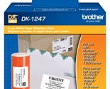 Brother Genuine DK-1247 Die-cut Large Shipping White Paper Labels for Br... - £35.29 GBP