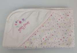 Vintage Pretty Flower Baby Blanket White Pink Purple Yellow Sweet Fruit Pear  - £38.92 GBP