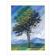 Catching Light as Time Passes 1 White Framed Print Wall Art - $99.49