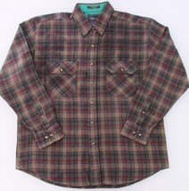 Outdoor Exchange Men&#39;s Acrylic Flannel Shirt Size Large - £19.66 GBP