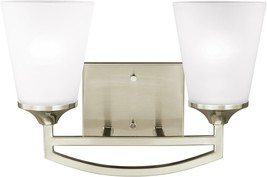 Generation Lighting Hanford Traditional 2-Light Led Indoor Dimmable Bath Vanity - £38.50 GBP