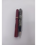 2 Vintage Fountain Pens Conklin &amp; Unmarked Missing Parts For Parts or Re... - $309.53 MXN
