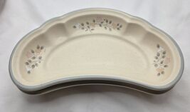Pfaltzgraff Remembrance Bone Dishes Set of 2 Vintage Floral USA - $24.70