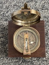 Antique Nautical  Brass Brunton Vintage compass Uk Stock Uk Seller - £37.70 GBP