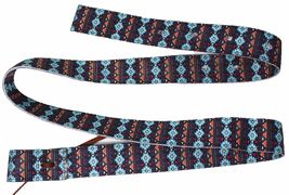 Horse 6&#39; L x 1-3/4&quot; W Heavy-Duty Tie-Dye Nylon Webbed Tie Strap Saddle Tack - $12.99